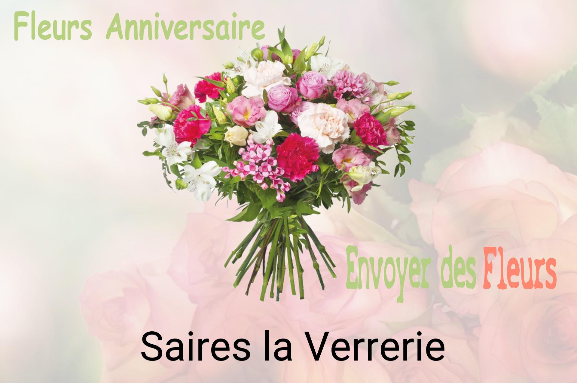 Bouquet de fleurs d’anniversaire livré à Saires-la-Verrerie