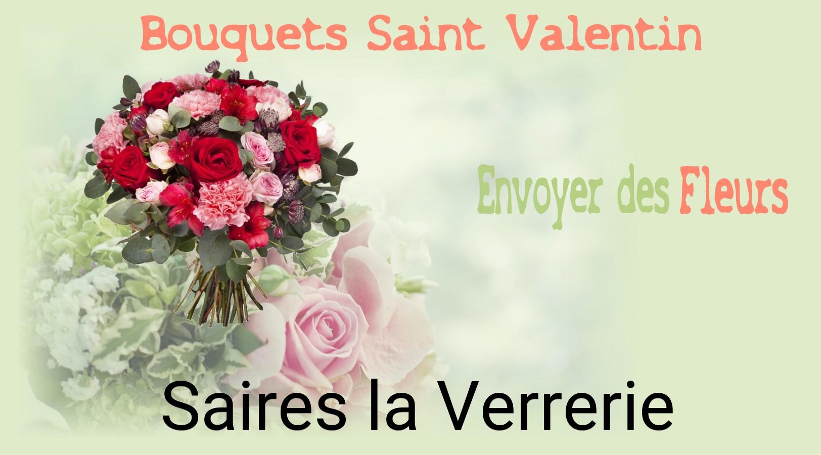 Roses de Saint-Valentin livrées à Saires-la-Verrerie